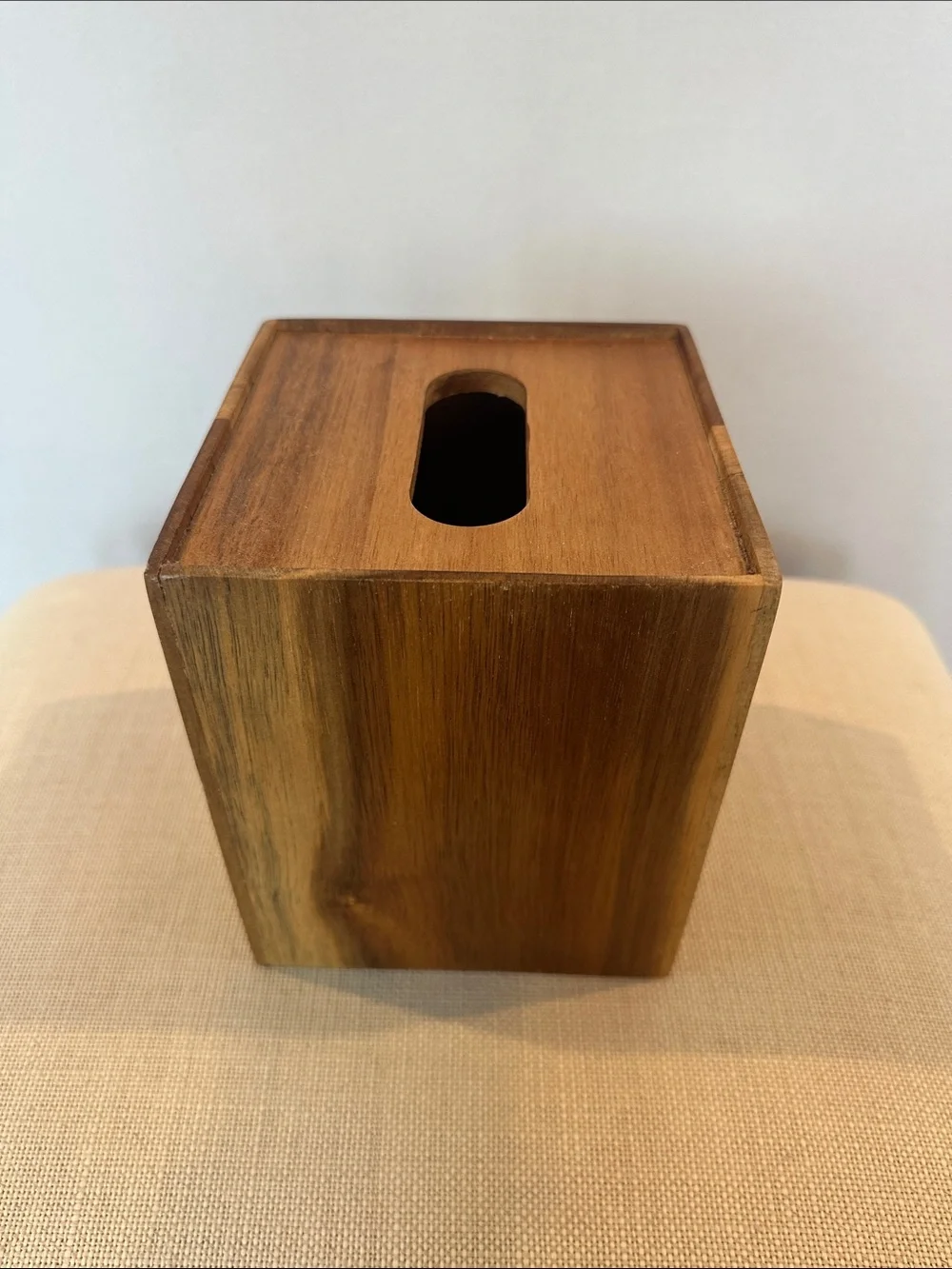 Hearth & Hand Magnolia Wood Tissue Box Cover